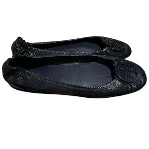 tory burch minnie flats blue Size 11M